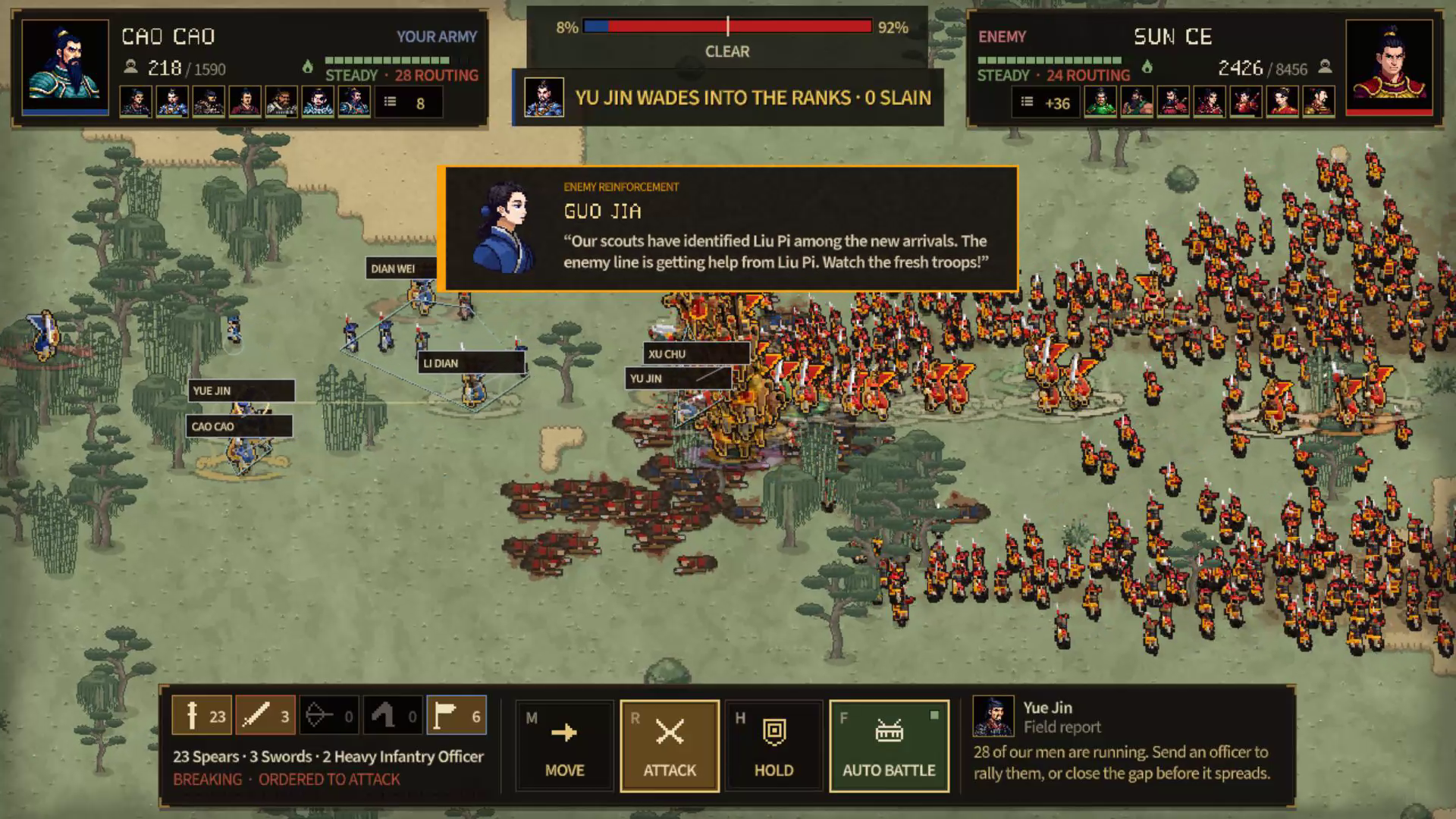A Last Coalition battle with thousands of soldiers and named officers