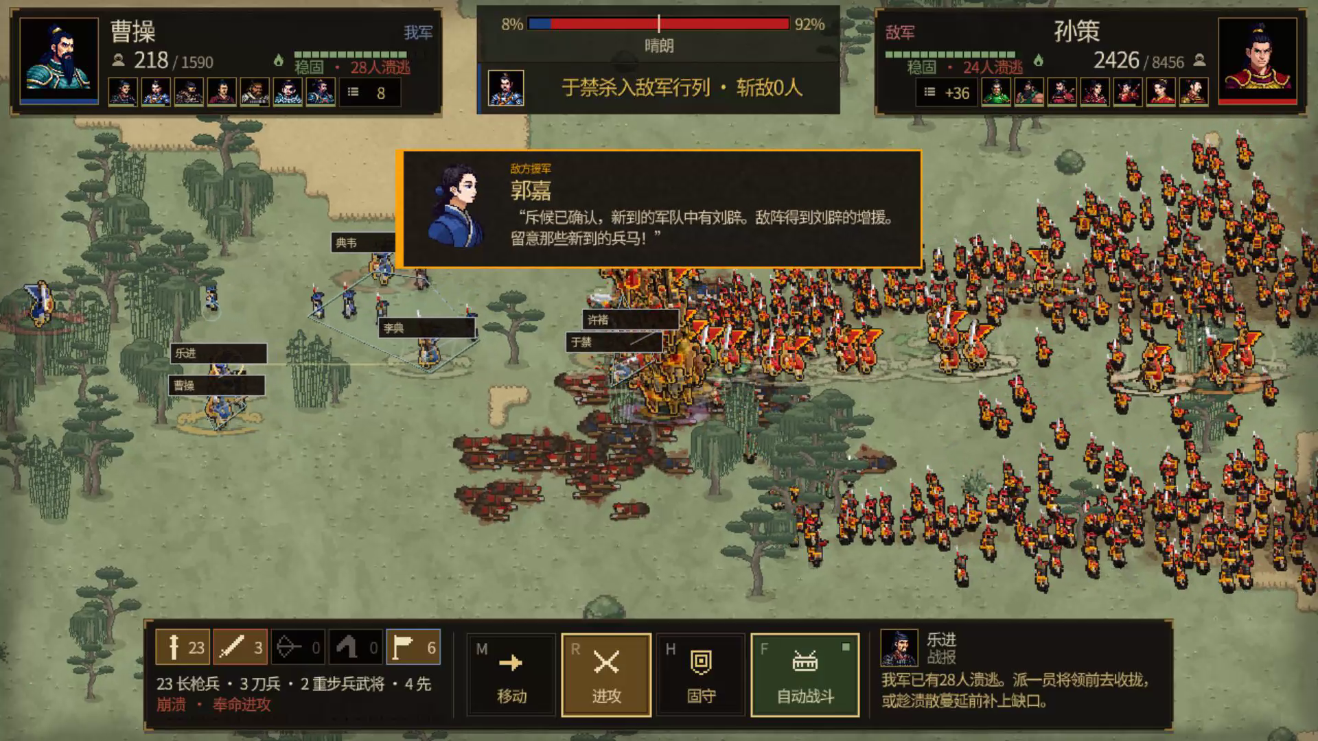 A Last Coalition battle with thousands of soldiers and named officers